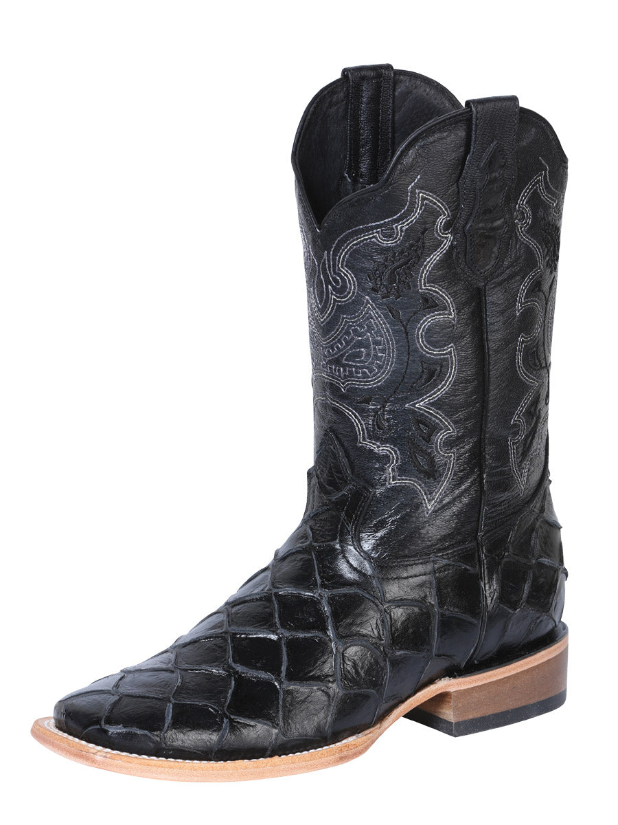 El General Rodeo Boot - Print Pirarucu - Black 41792