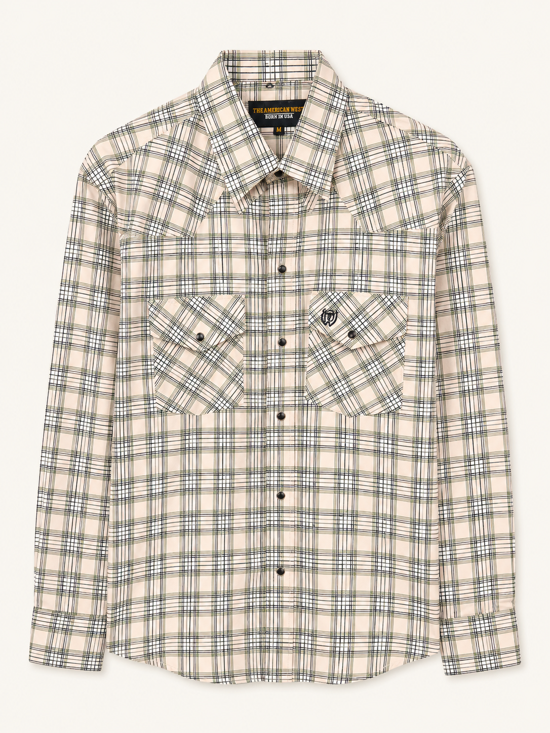 Camisa Vaquera de Manga Larga Cuadros – The American West