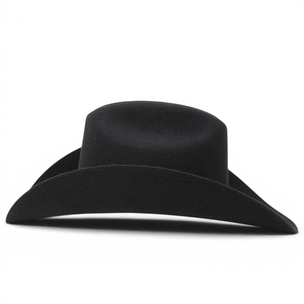 Black Stone 100X Felt Cowboy Hat Joan Sebastian Style - Black - Left Side View