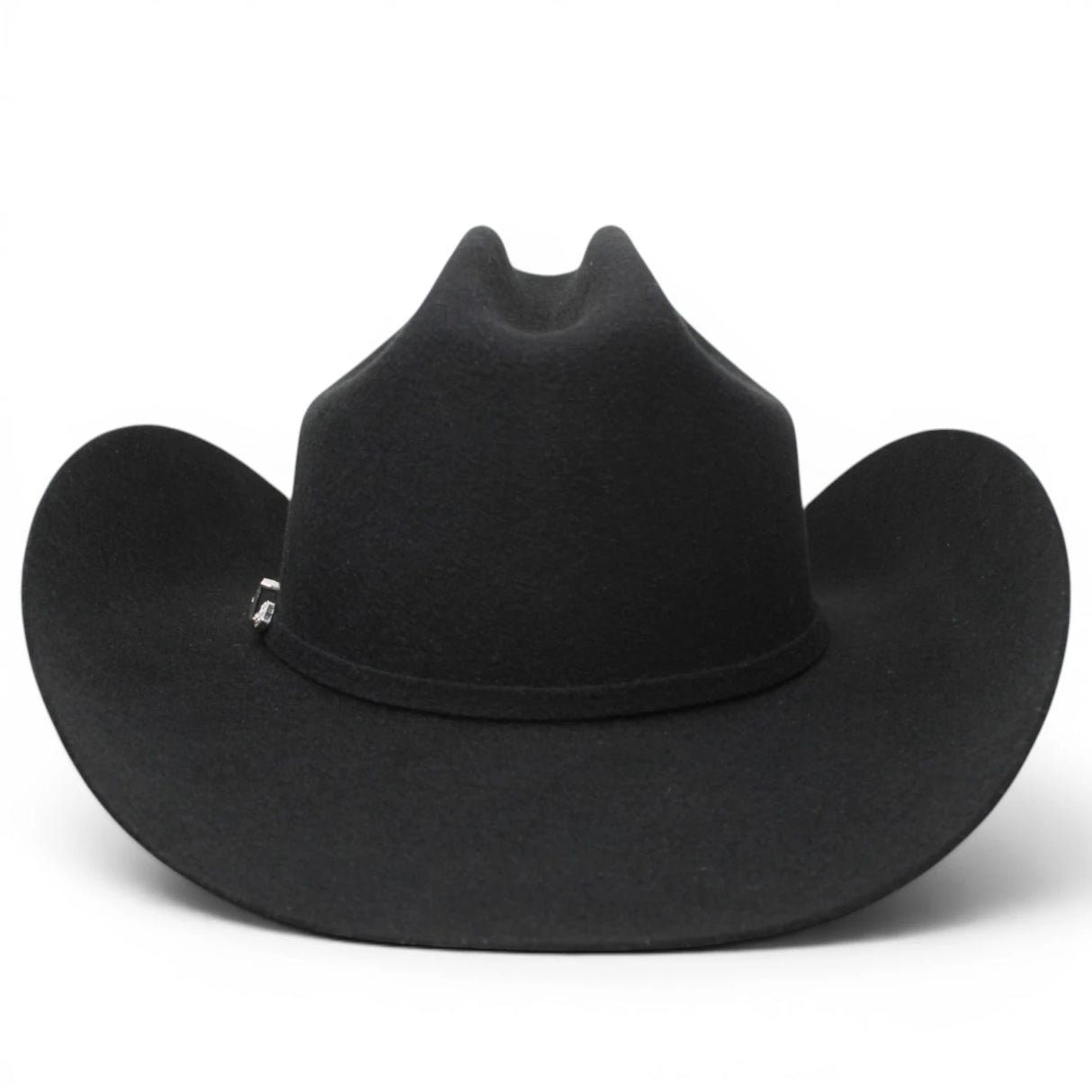 Black Stone 100X Felt Cowboy Hat Joan Sebastian Style - Black - Back View