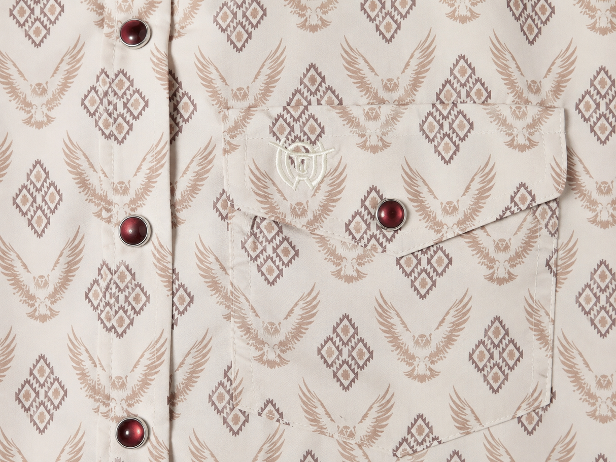Camisa Vaquera de Manga Larga Cuadros – The American West
