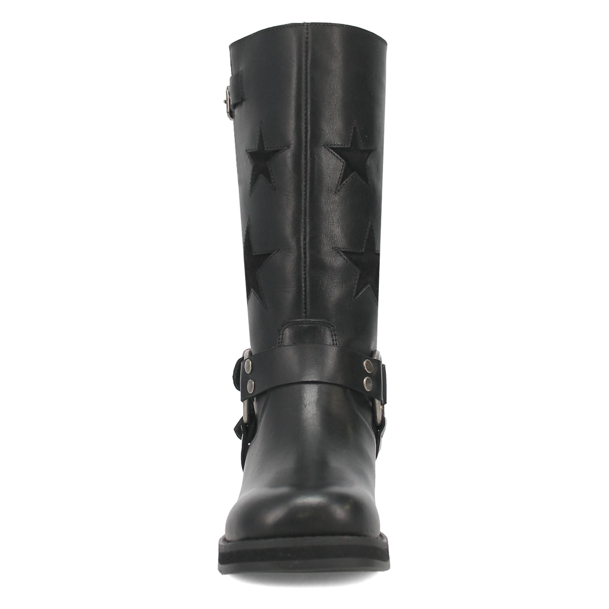 Botas Blacklist de Piel Original Punta Redonda Para Dama Color Negro - Dingo