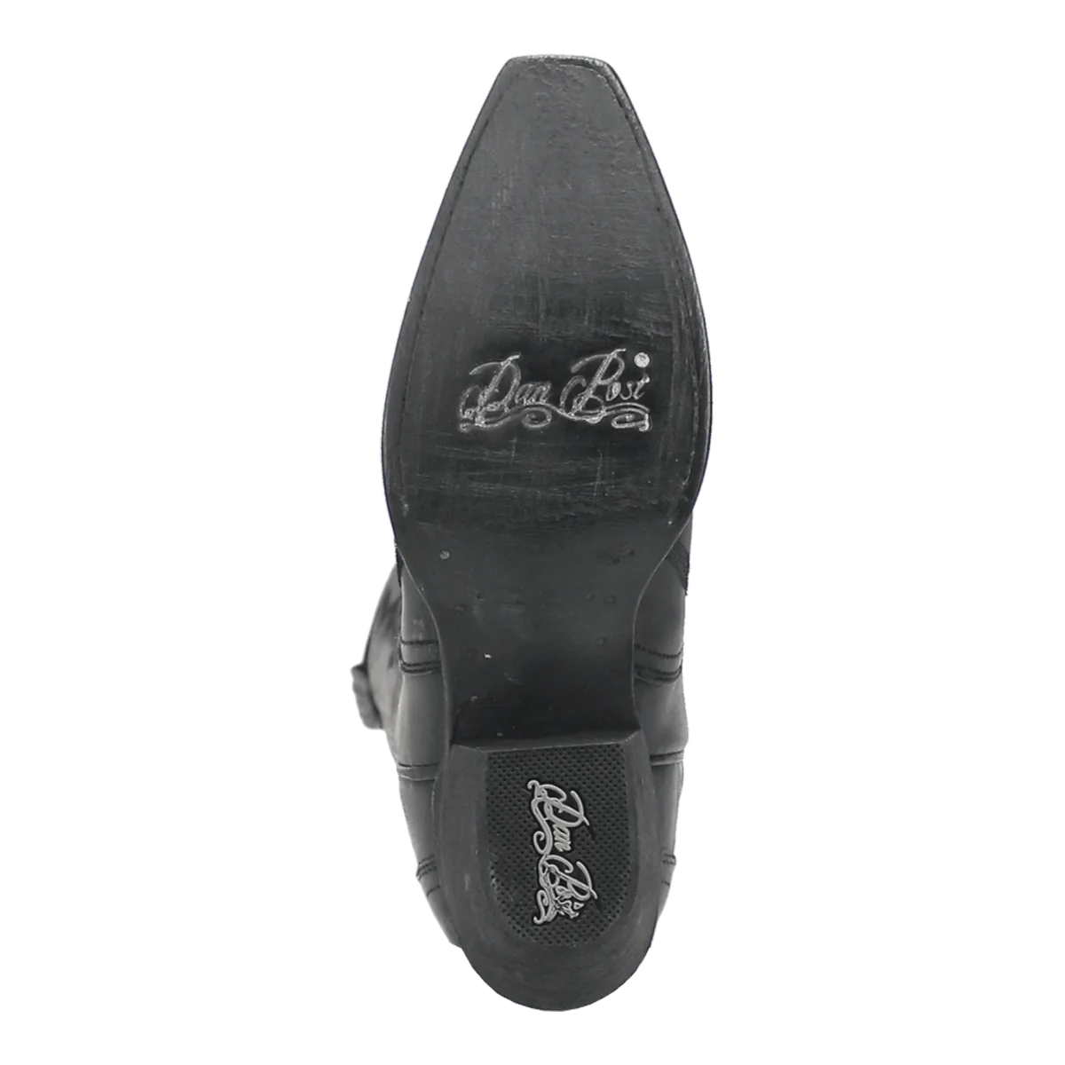 Dan Post Women's Hallie Snip Toe Leather Tall Boots - Black