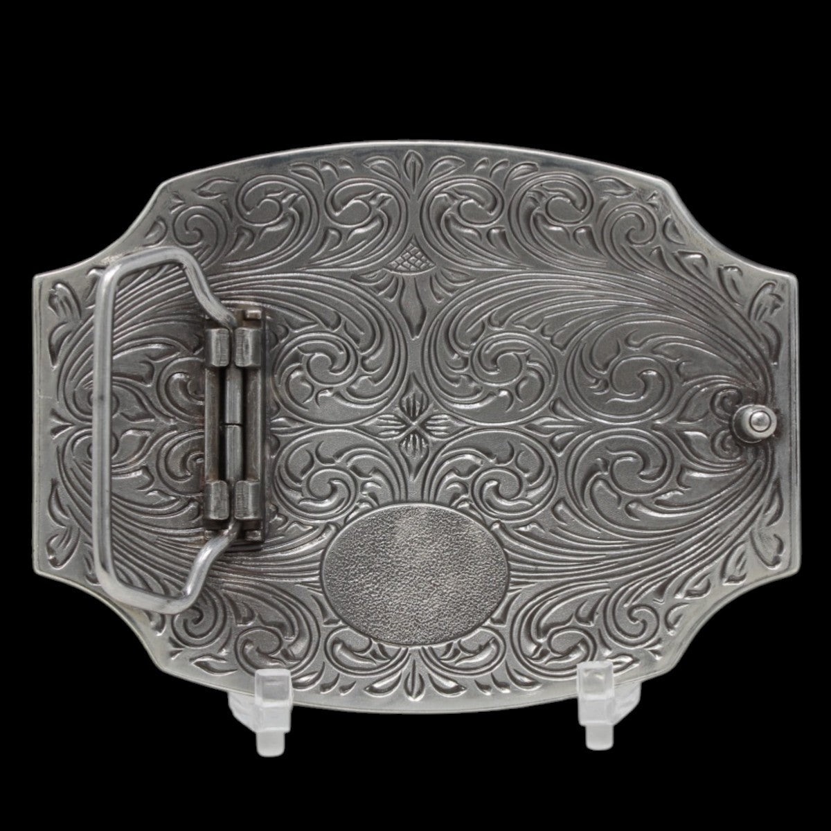 Hebilla Vaquera Rectangular en Plata Logo - Ariat - M&F Western Products back
