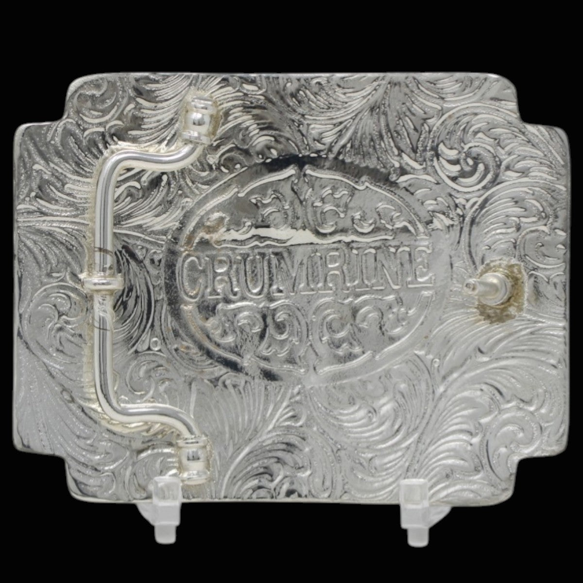 Hebilla Vaquera Rectangular con Estrella y Toro - Crumrine - M&F Western Products back
