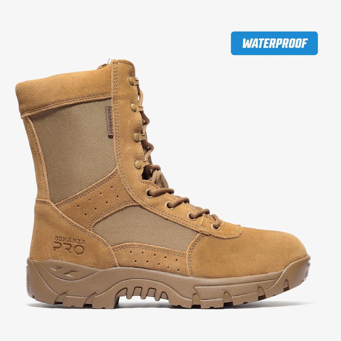 Bonanza Falcon PRO 8" Tactical Work Boots Color Coyote - Bonanza Boots - Right Side View
