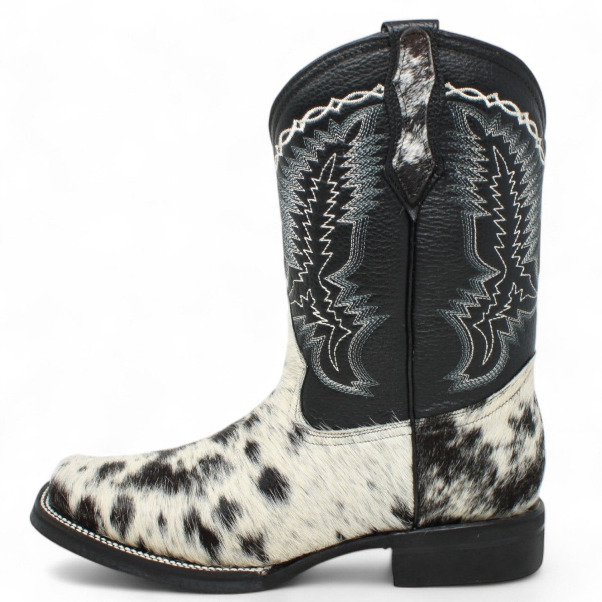 Bota de Hombre Cuadrada de Pelo de Vaca - La Carreta - La Carreta