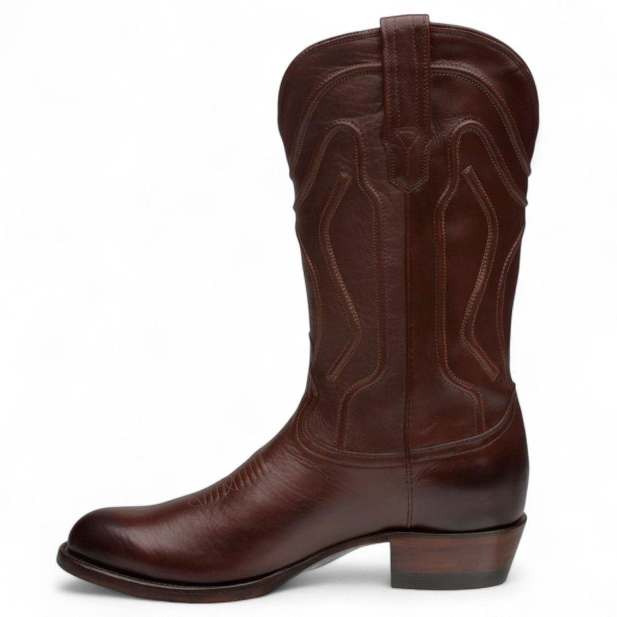 Bota de Piel Original Punta Redonda Color Russet - Bachesto - Rudel & Co.