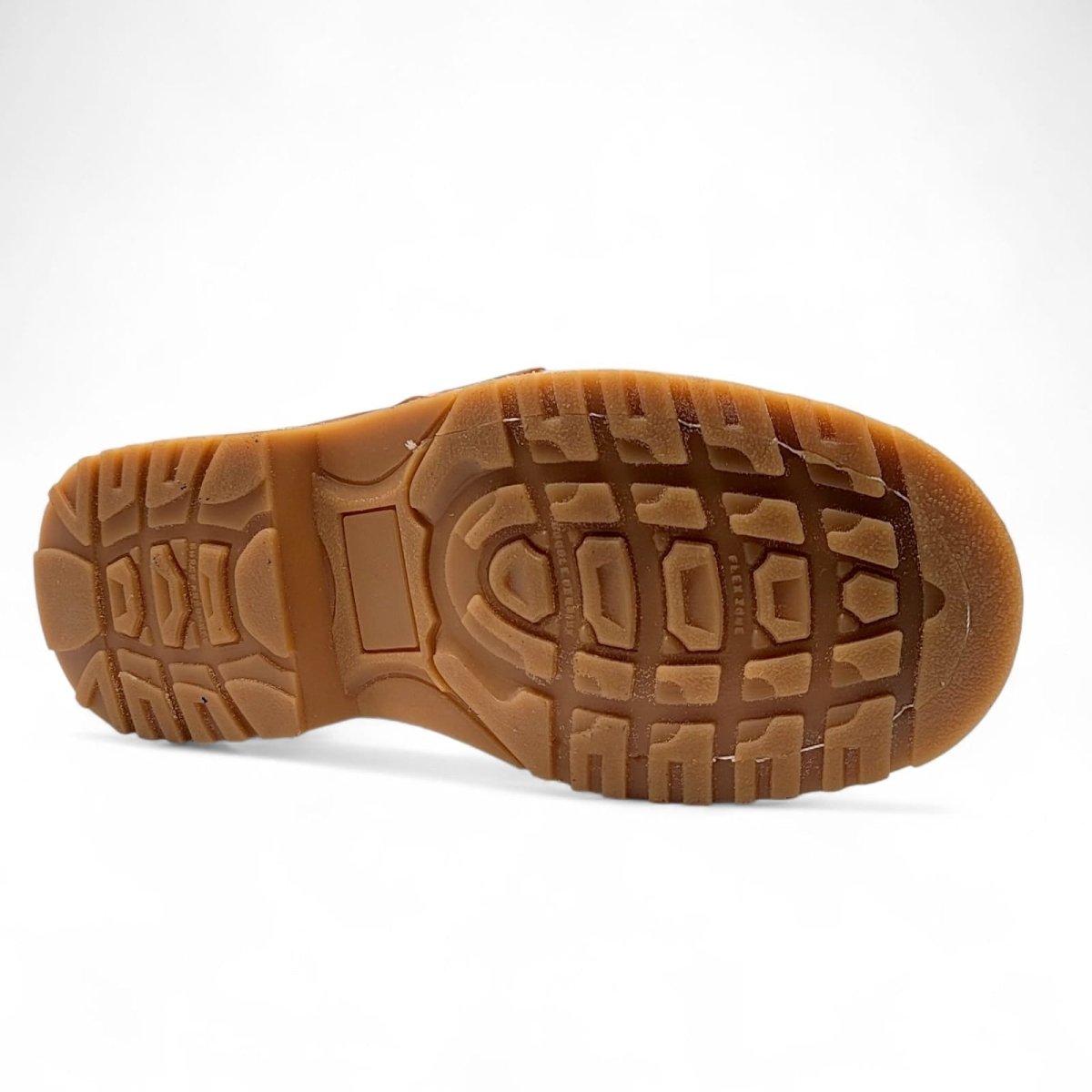 Bota de Trabajo de 6" para Hombre Punta Moc de Piel Genuina Color Miel con Suela de Hule Antiderrapante Resistente a Aceite – Hooch Boots H801T51 - Hooch