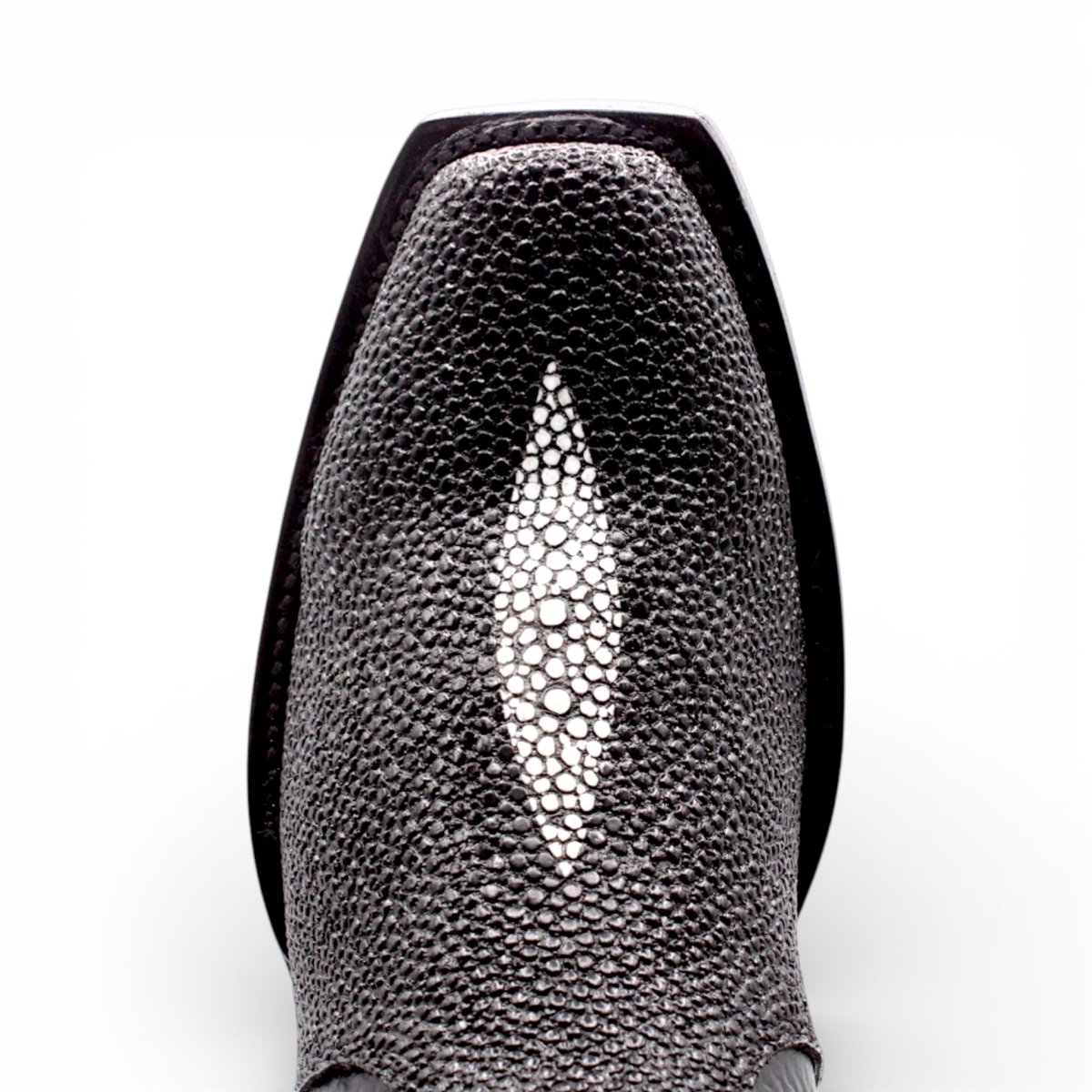 Bota Vaquera para Hombre Punta Dubai de Piel Grabado Mantarraya con Perla Sencilla y Cierre Lateral – Hooch Boots H580594 - Hooch