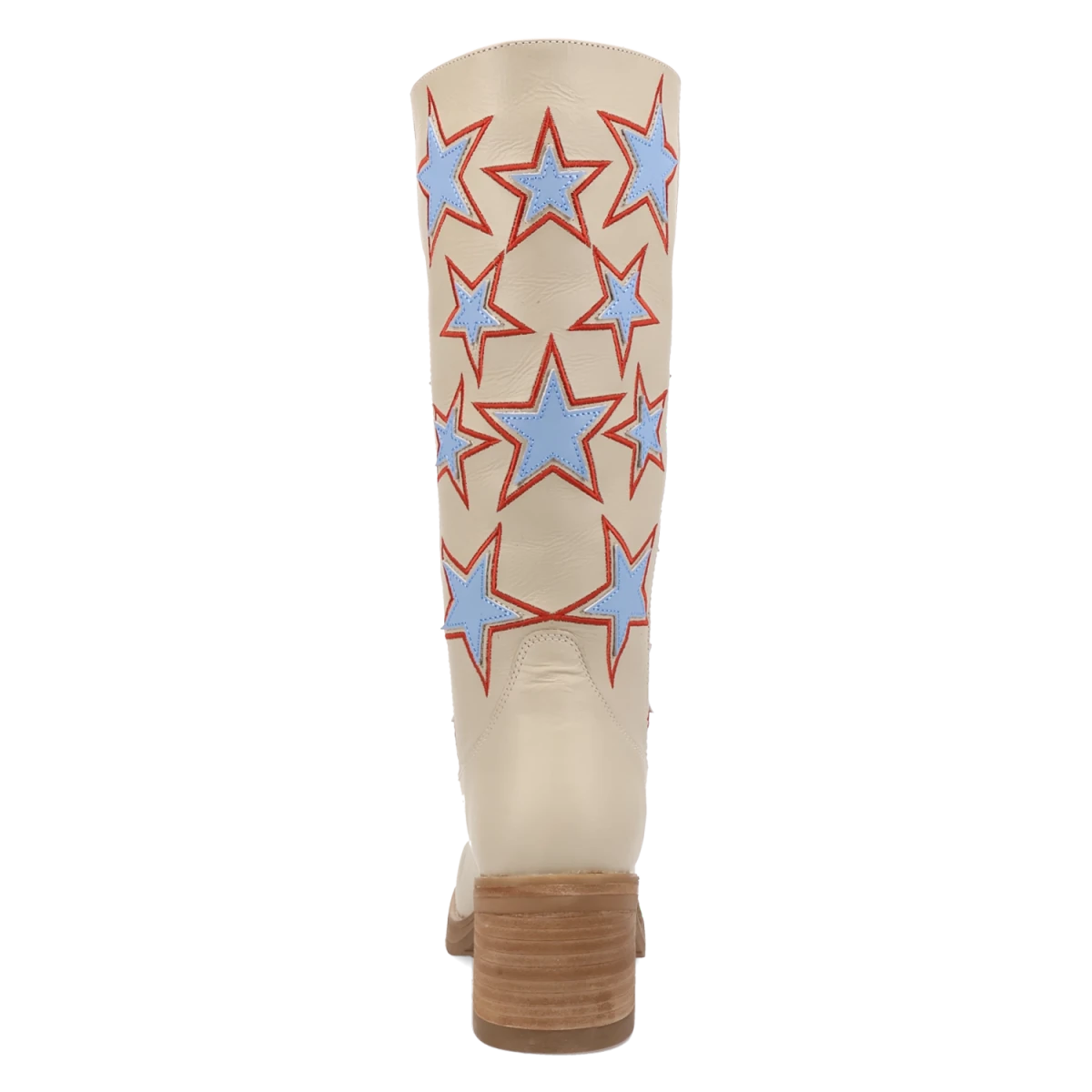 Botas American Dream de Piel Original Punta Redonda Para Dama Color Crema - Dingo - Dan Post Boots