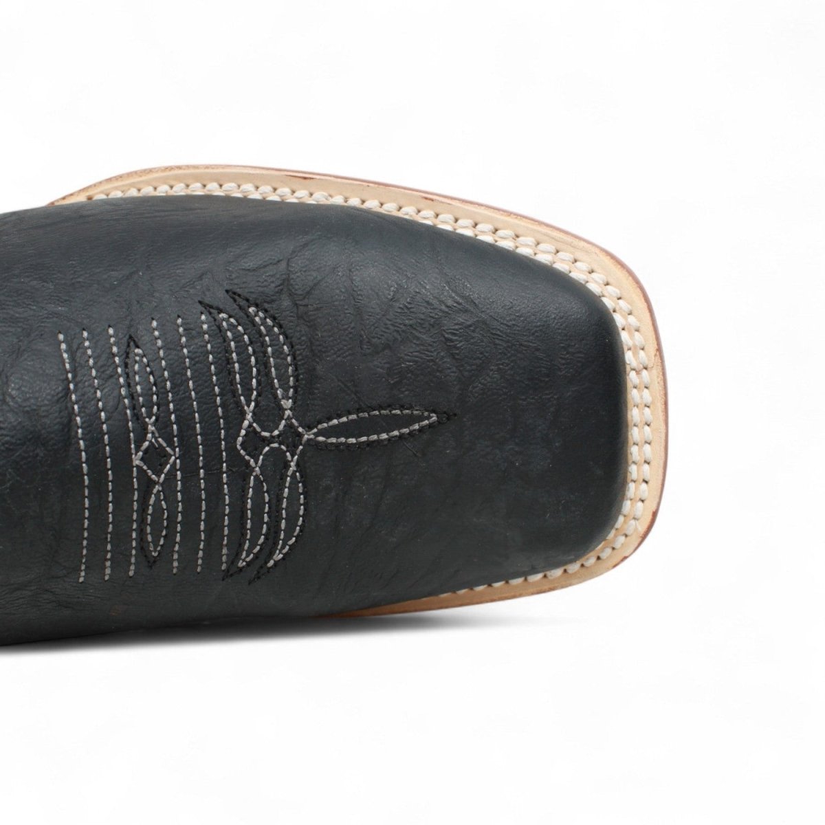 Botas de hombre Horma Cuadrada Cuello De Toro Black - El Reparo - Tanner Mark Boots