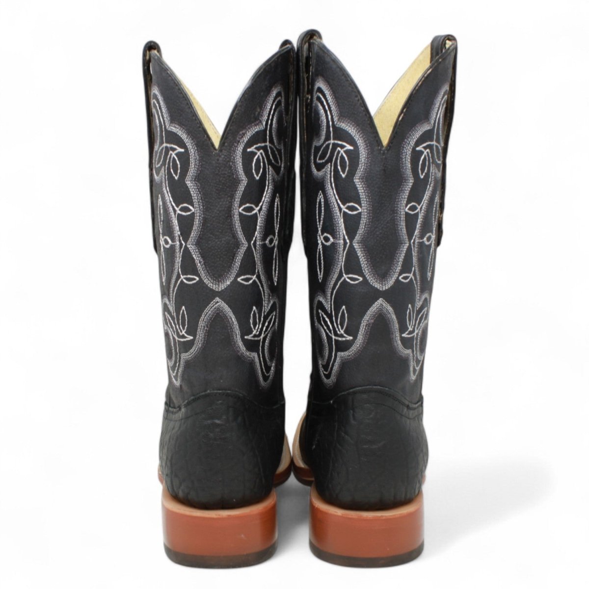 Botas de hombre Horma Cuadrada Cuello De Toro Black - El Reparo - Tanner Mark Boots