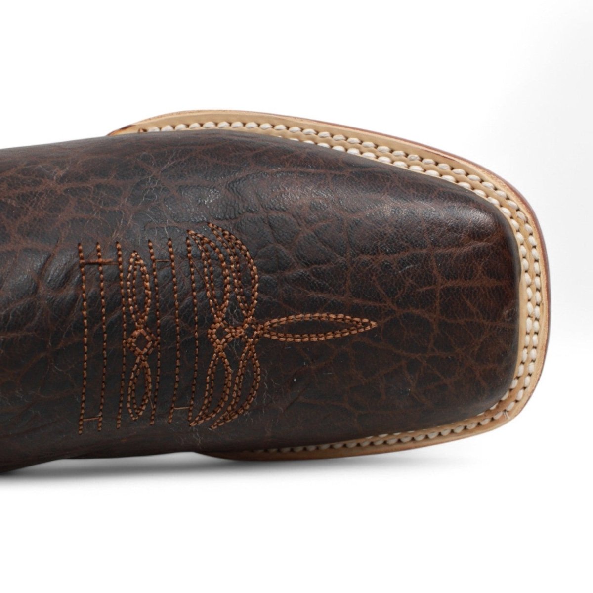 Botas de hombre Horma Cuadrada Cuello De Toro Cafe - El Reparo - Tanner Mark Boots