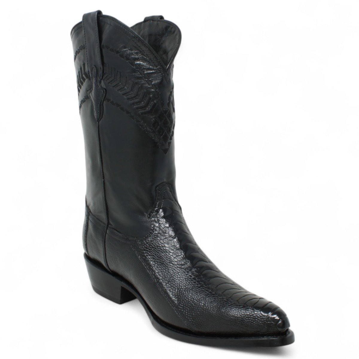 Botas de Pata de Avestruz Original Horma Puntal WD - 212 - White Diamonds Boots