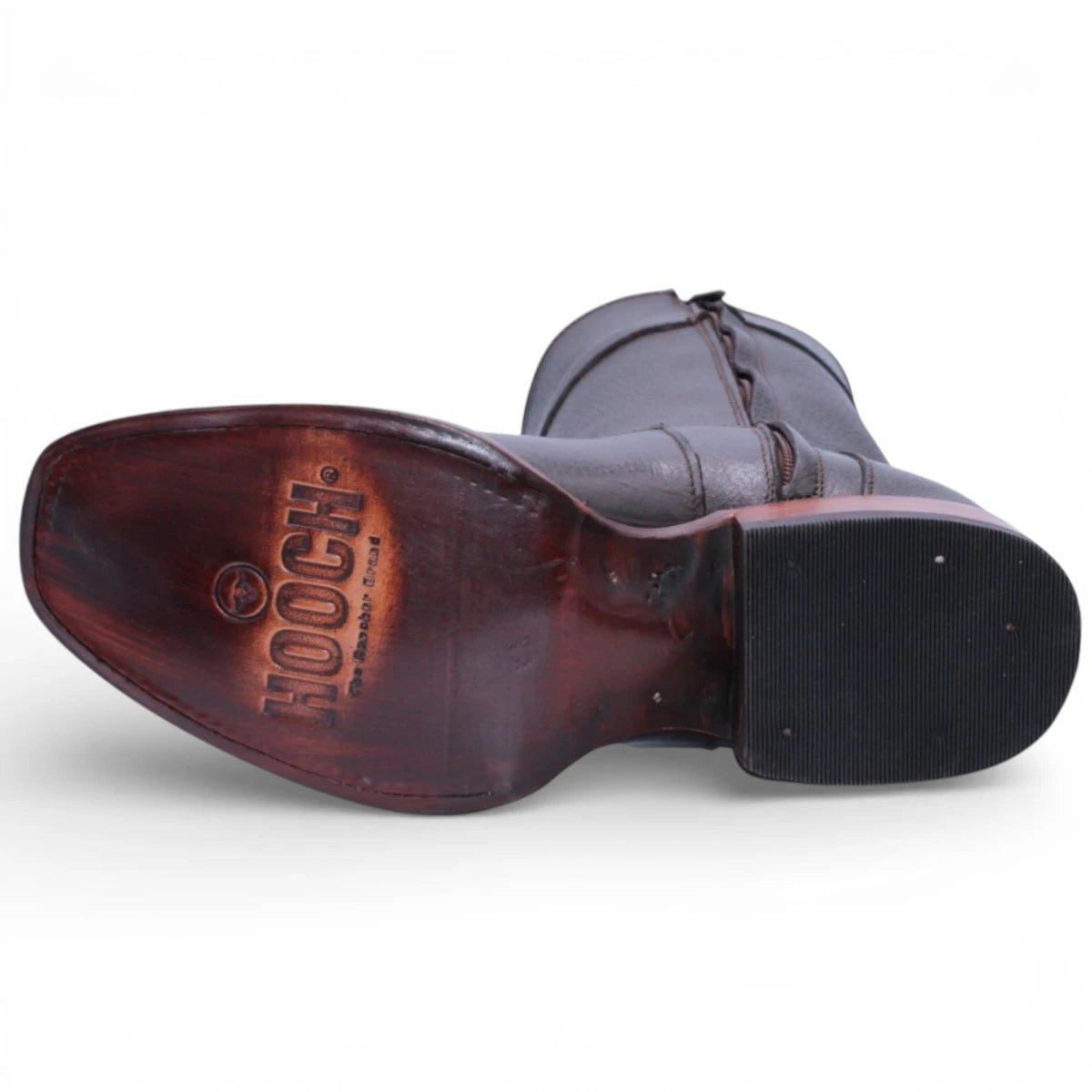 Botas de Piel Floter Punta Dubai Cuadrada Para Hombre Color Chocolate - Hooch Boots - Hooch
