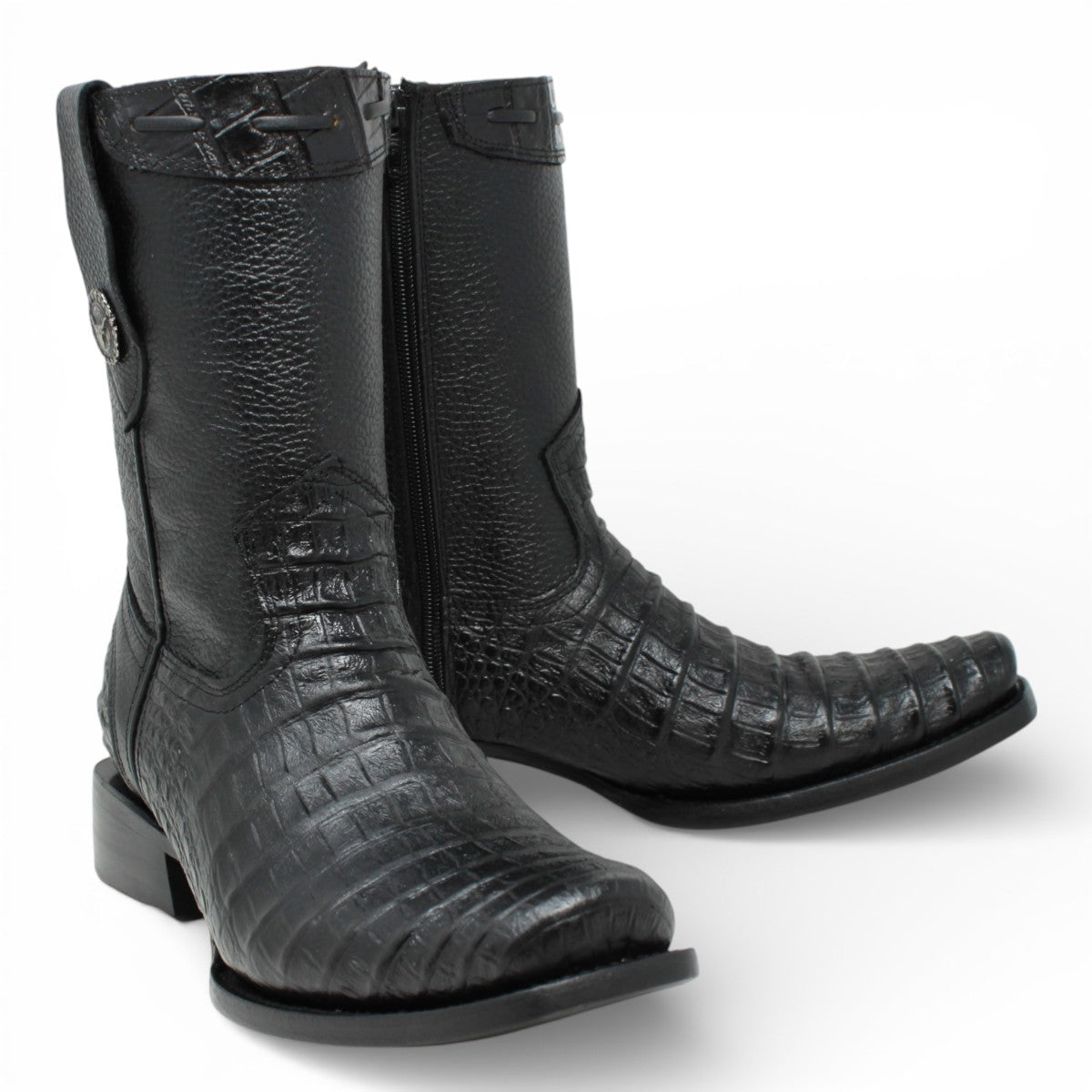 Botas de Piel Punta Dubai Grabado Caiman Belly - LC265 - La Carreta