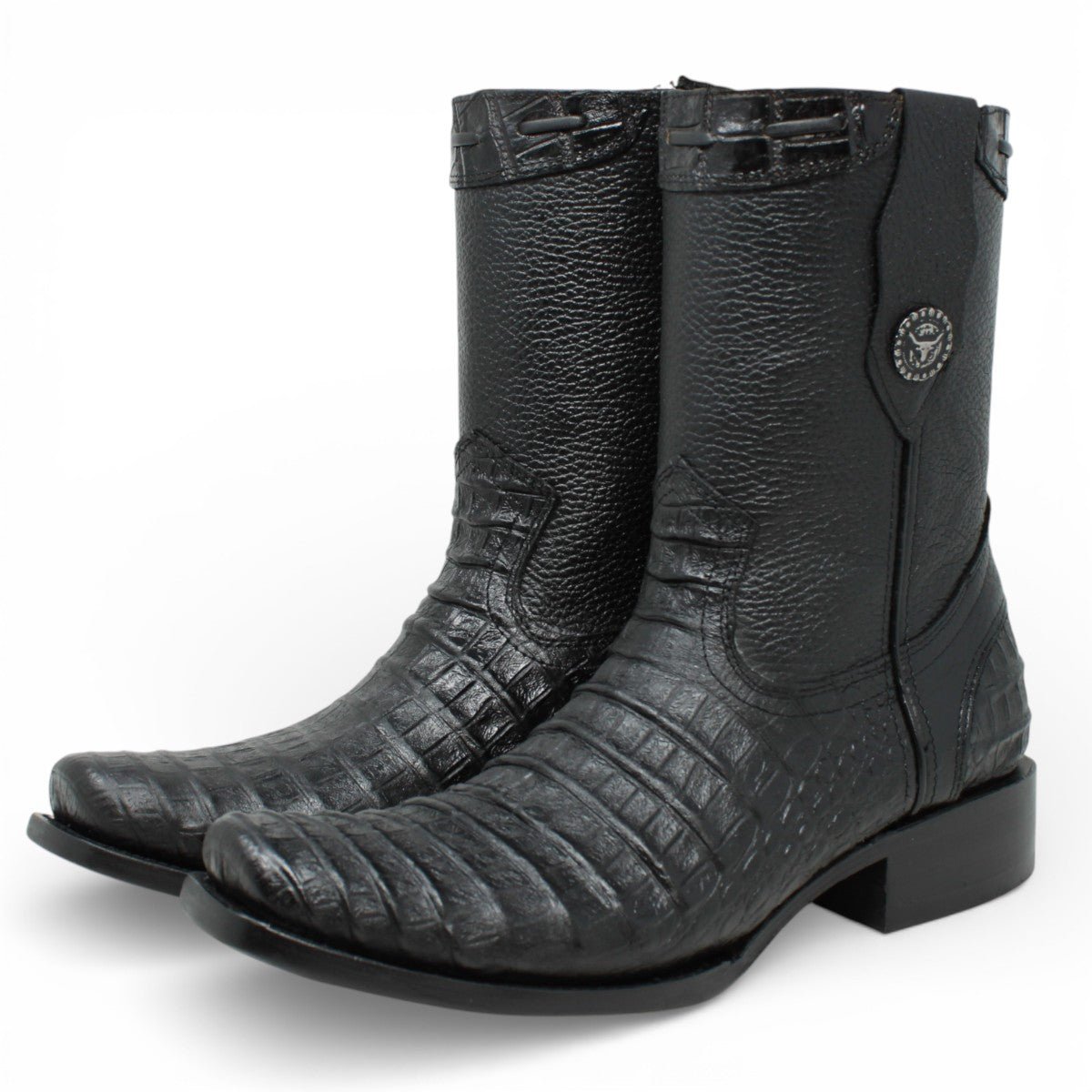 Botas de Piel Punta Dubai Grabado Caiman Belly - LC265 - La Carreta