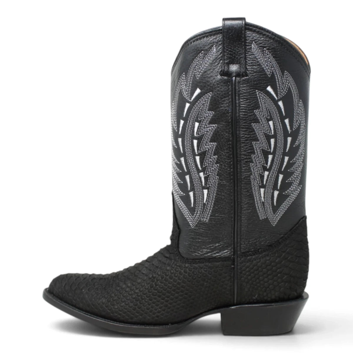 Botas de Piton Grabado Punta Oval - La Carreta - La Carreta