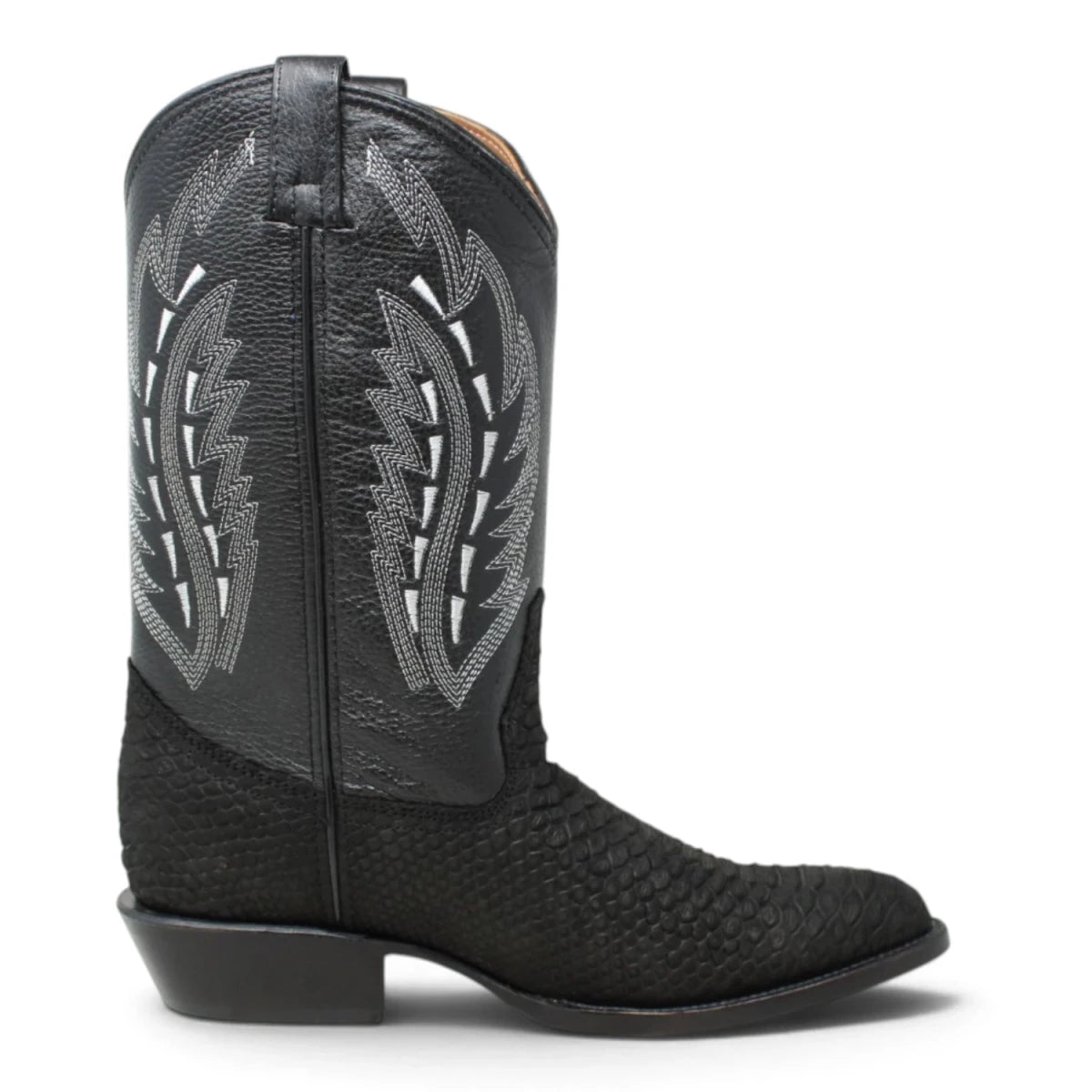Botas de Piton Grabado Punta Oval - La Carreta - La Carreta