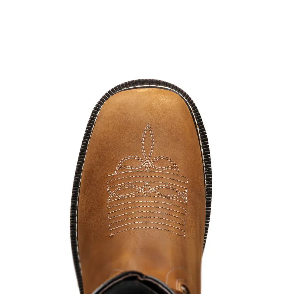 Botas de Trabajo 11" Horma Cuadrada Color Laton - King Welt - King Welt