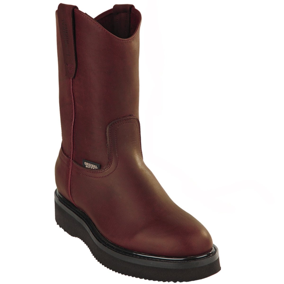 Botas de Trabajo Original Michel en Suela Mil Rayas Vino - Original Michel