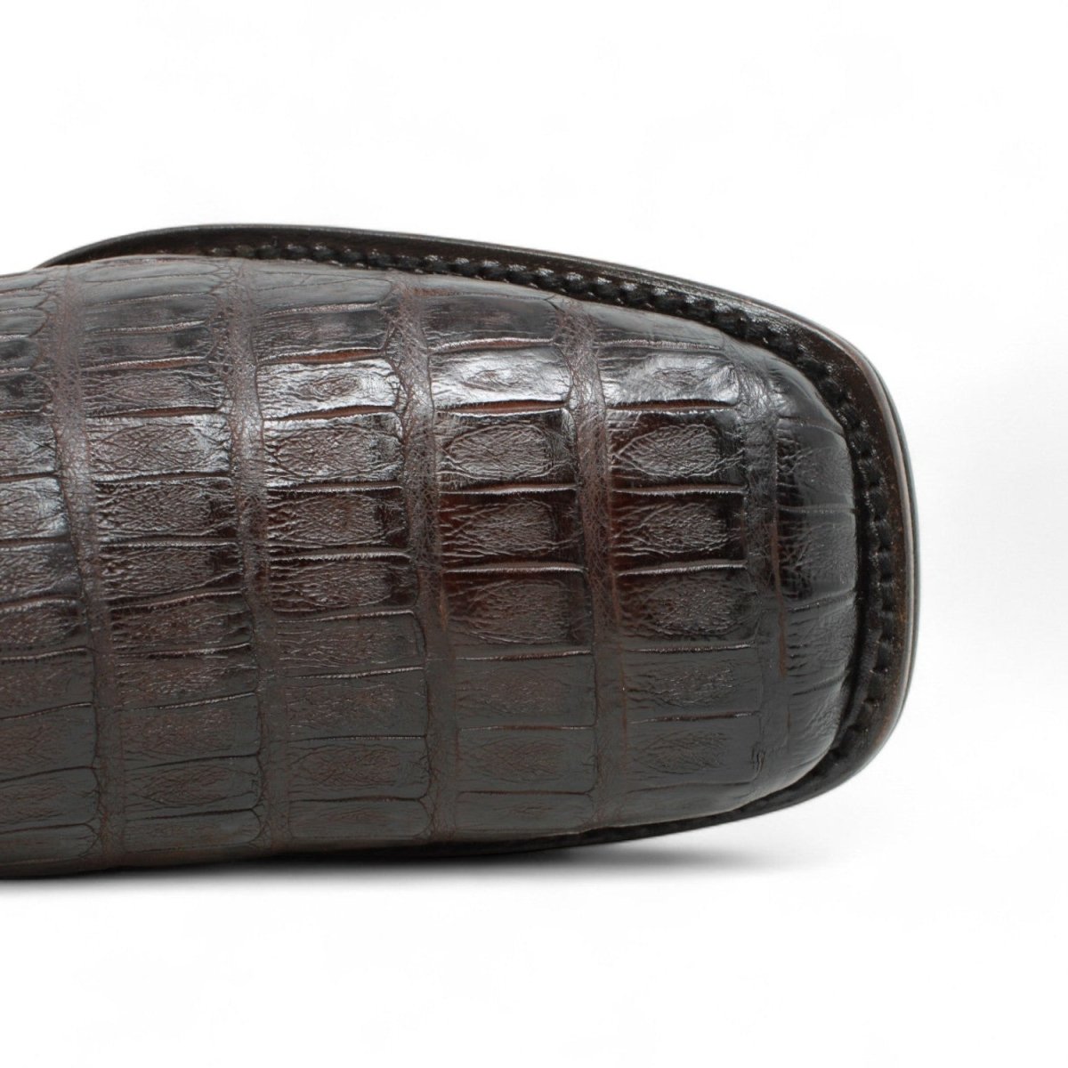 Botin Vaquero de Caiman Original Horma Cuadrada Color Cafe - Vestigium - Vestigium