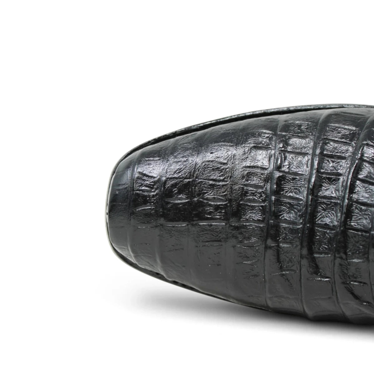 Botines de Caiman Grabado Punta Dubai Cuadrada con Zipper - La Carreta - La Carreta