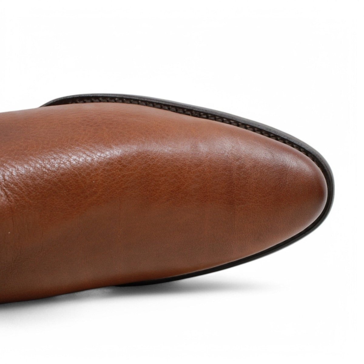 Botines Diamond de Cuero Original Punta Oval - White Diamonds Boots