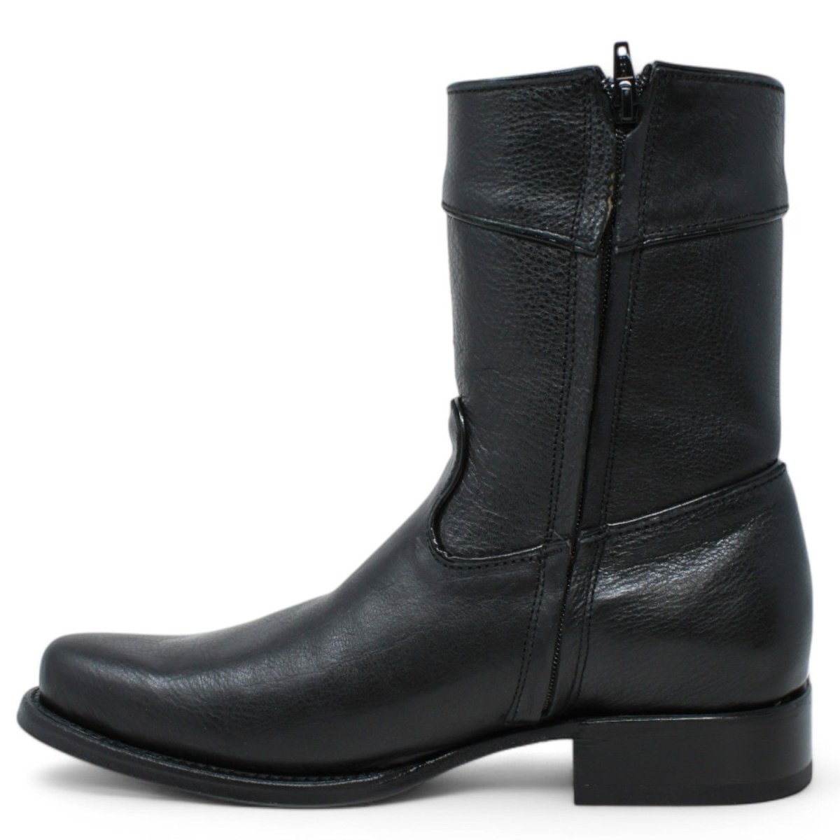 Botines Diamond de Cuero Original Punta Oval - White Diamonds Boots