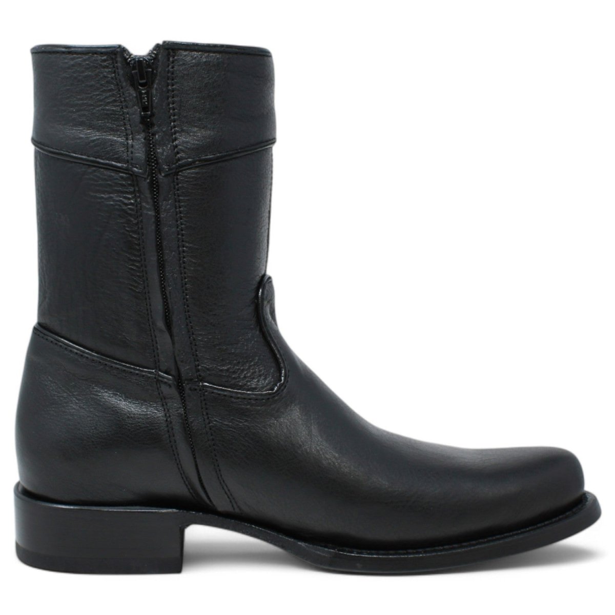 Botines Diamond de Cuero Original Punta Oval - White Diamonds Boots