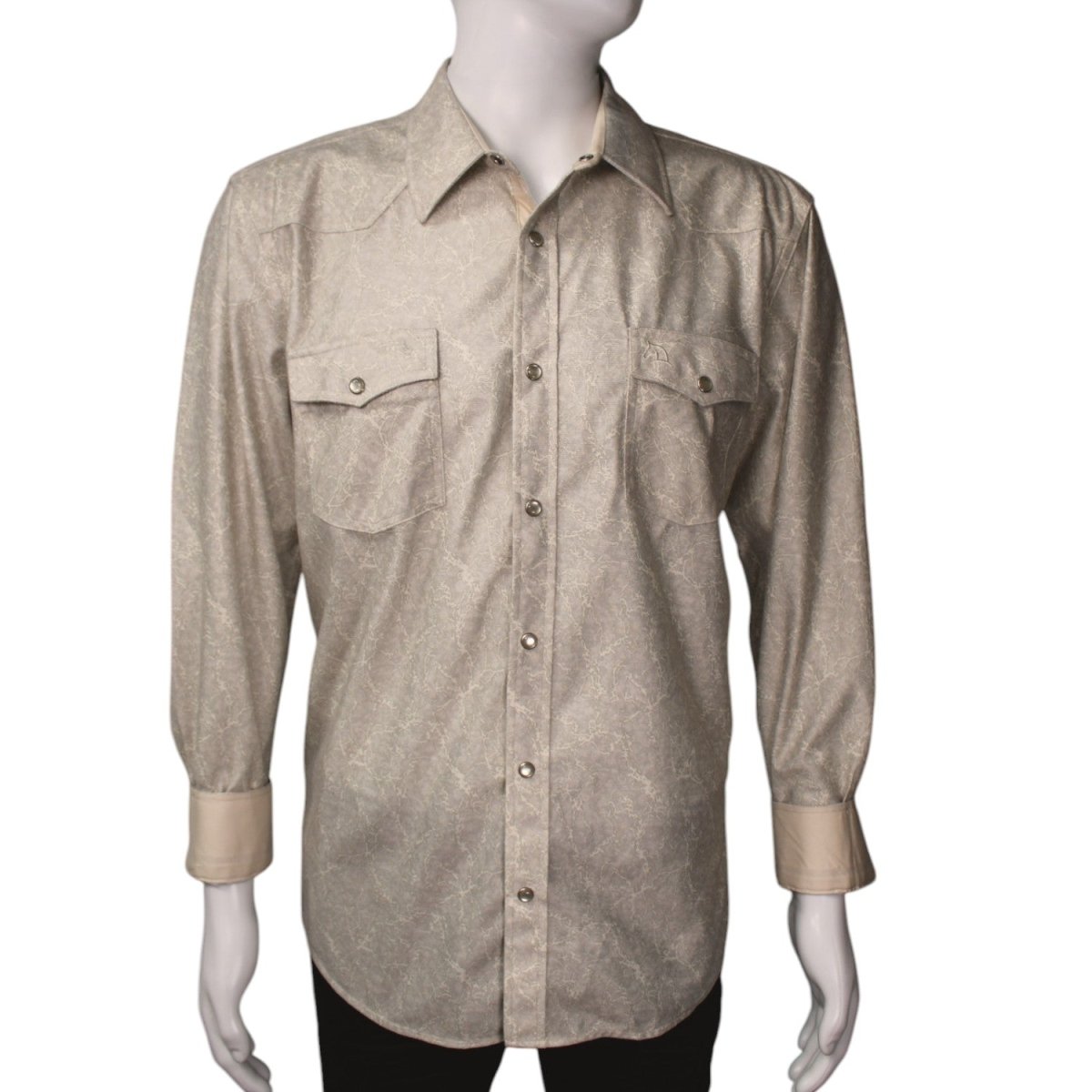 Camisa Vaquera Marble - White Diamonds Boots