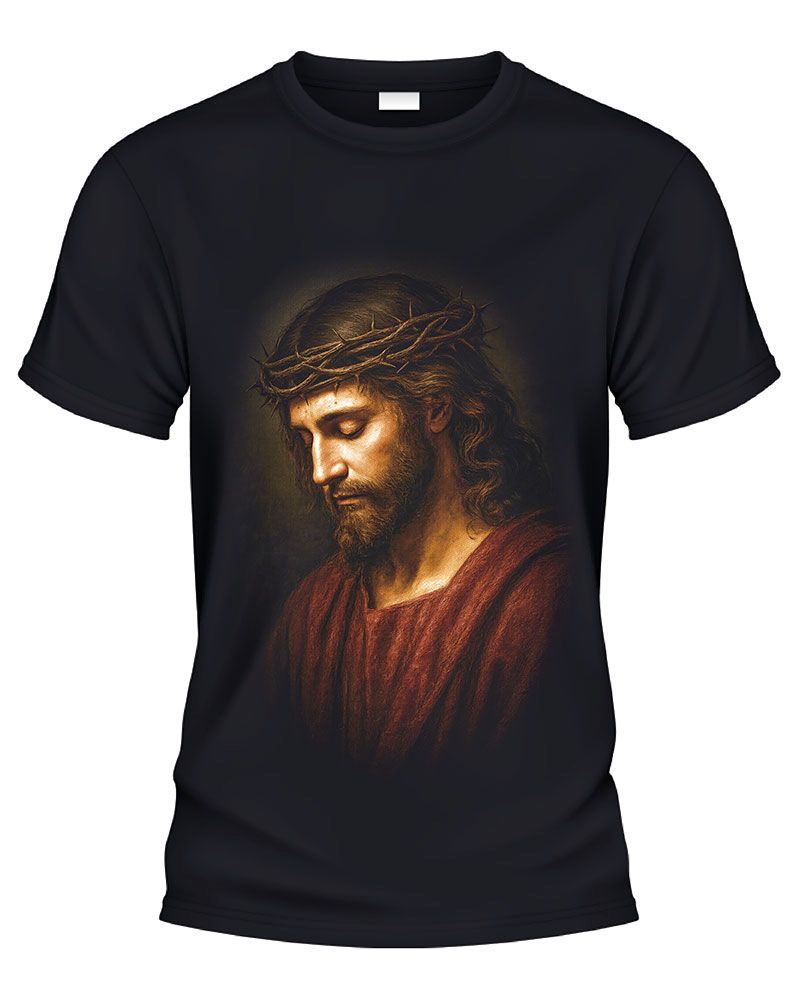 Camiseta Casual Manga Corona de Cristo - CaballoBronco.com