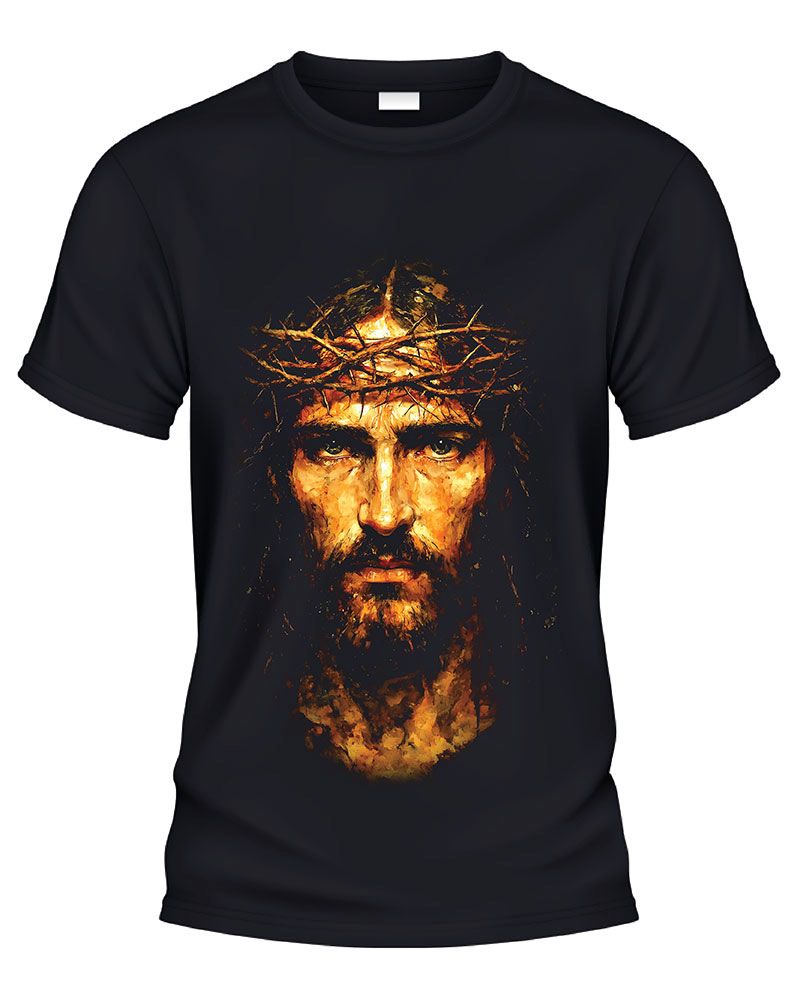 Camiseta Casual Manga Corona de Cristo - CaballoBronco.com
