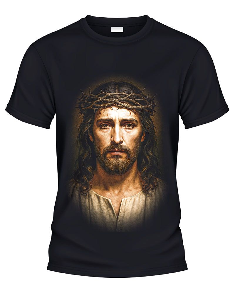 Camiseta Casual Manga Corona de Cristo - CaballoBronco.com