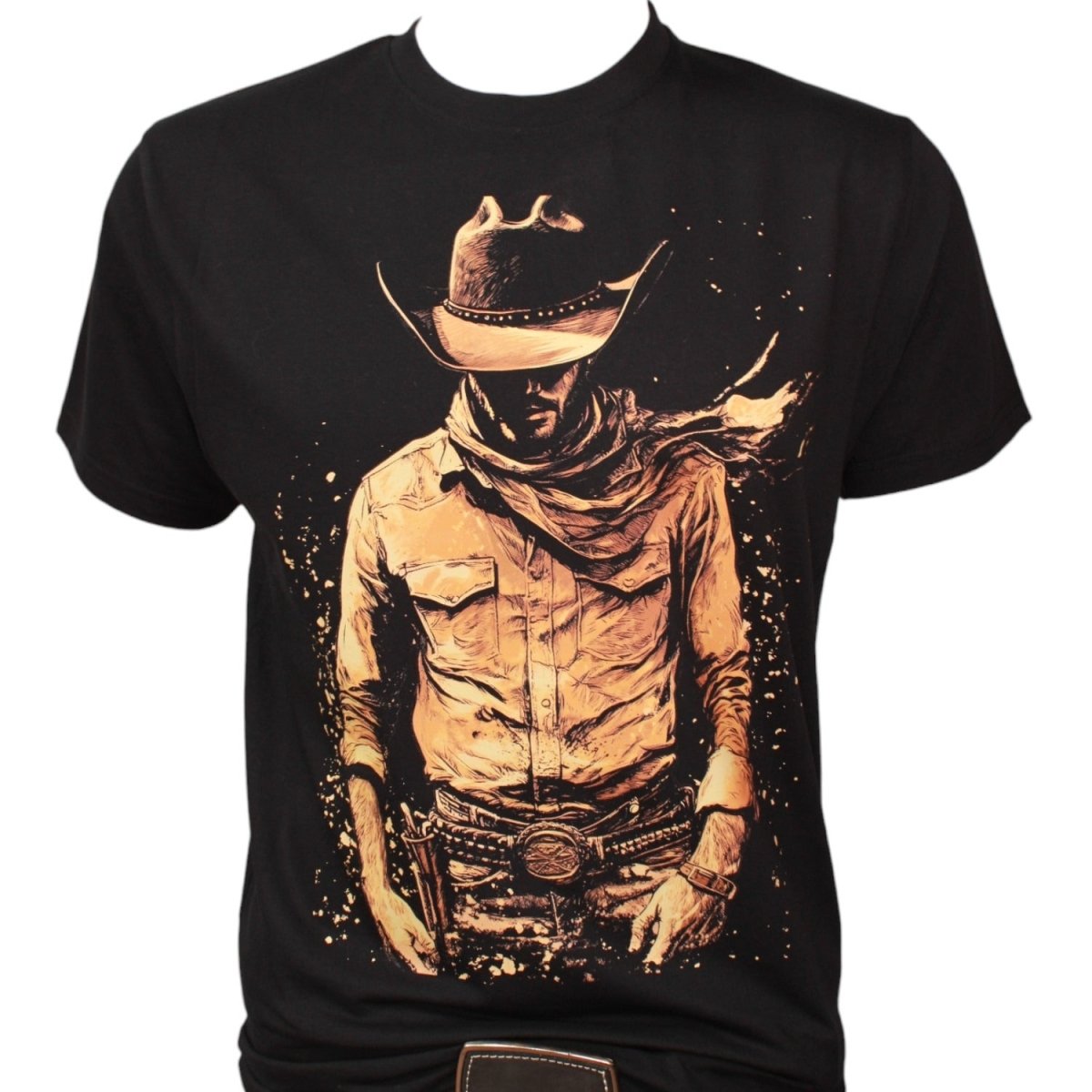 Camiseta Casual Manga Corta Cowboy - CaballoBronco.com