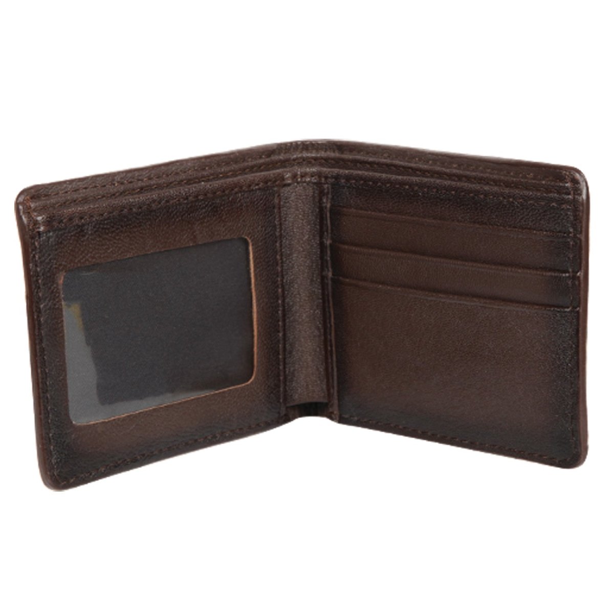 Cartera de Piel Cuero con Cocodrilo Caiman Original Color Negro Rojizo - Los Altos Boots - Los Altos Boots