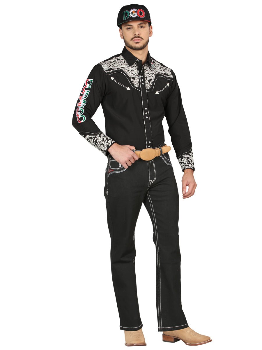 Centenario Bootcut Denim Jeans - Black 44964 - Diana Zapateria Inc