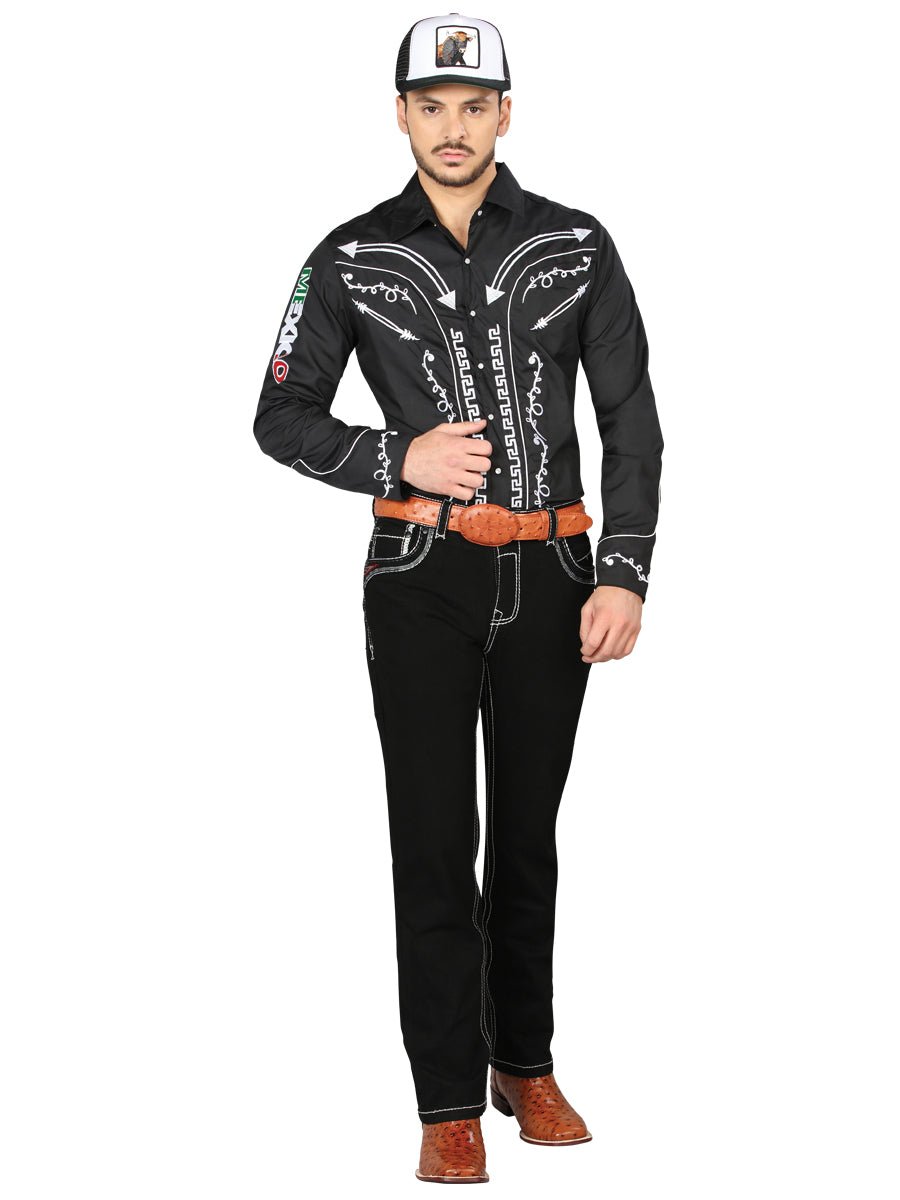 Centenario Bootcut Denim Jeans - Black 44966 - Diana Zapateria Inc