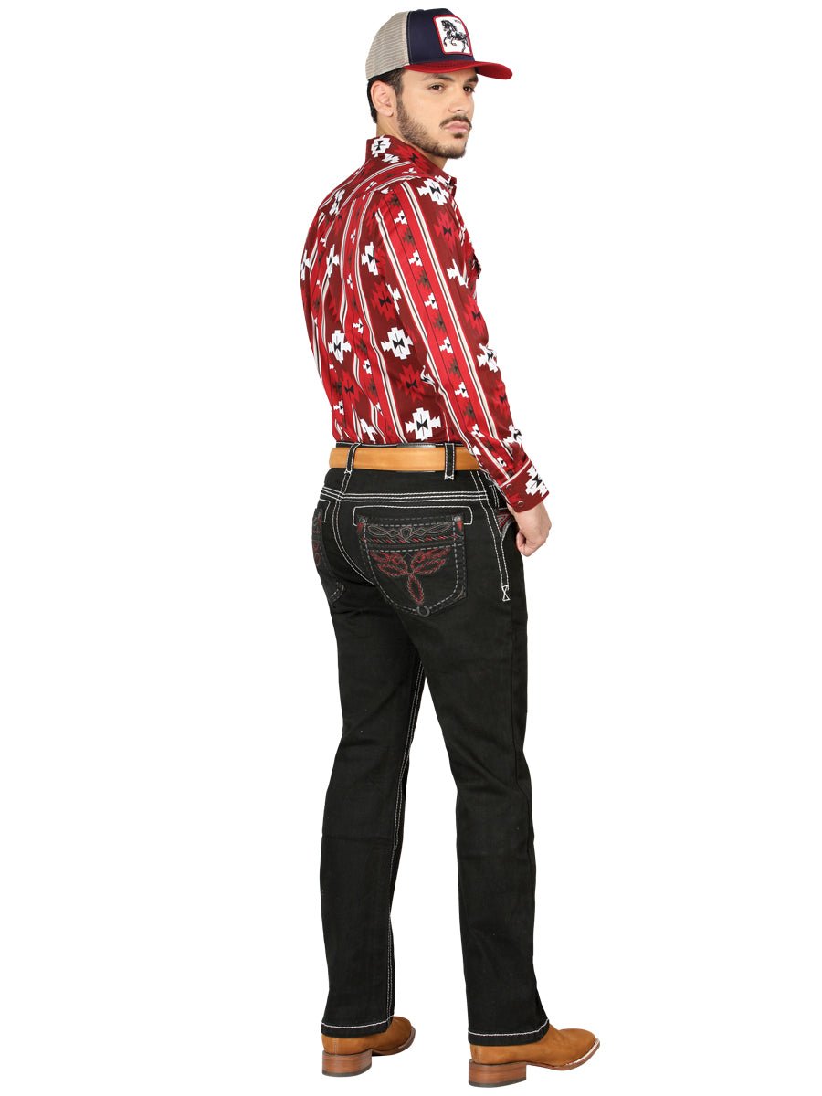 Centenario Bootcut Denim Jeans - Black 44968 - Diana Zapateria Inc