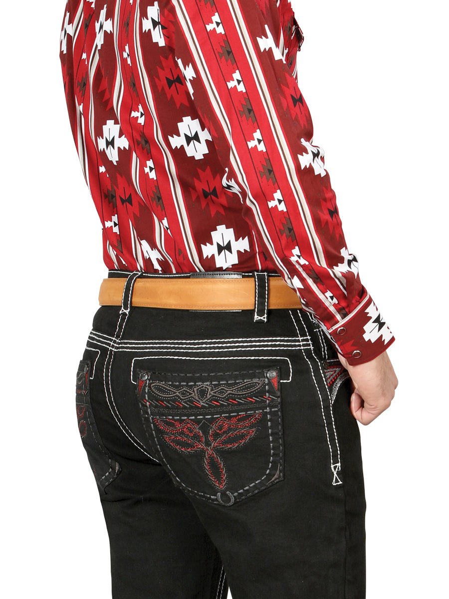 Centenario Bootcut Denim Jeans - Black 44968 - Diana Zapateria Inc