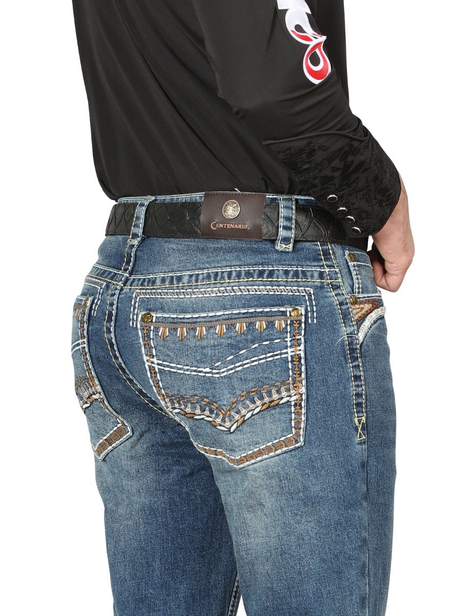 Centenario Bootcut Denim Jeans - Dark Blue 44967 - Diana Zapateria Inc