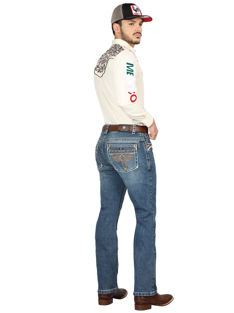 Centenario Bootcut Denim Jeans - Dark Blue 44969 - Diana Zapateria Inc