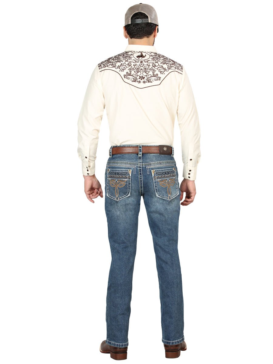 Centenario Bootcut Denim Jeans - Dark Blue 44969 - Diana Zapateria Inc