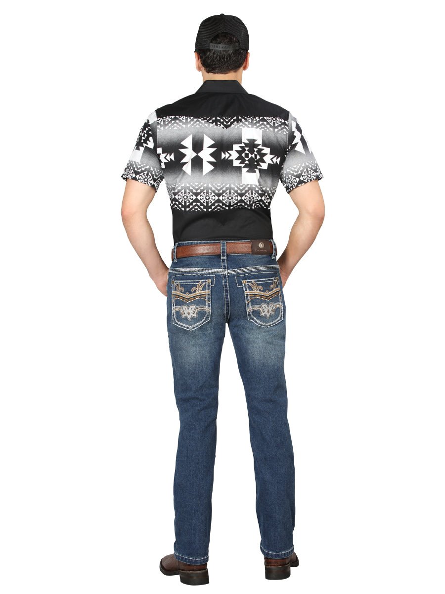 Centenario Bootcut Denim Jeans - Medium Blue 44973 - Diana Zapateria Inc