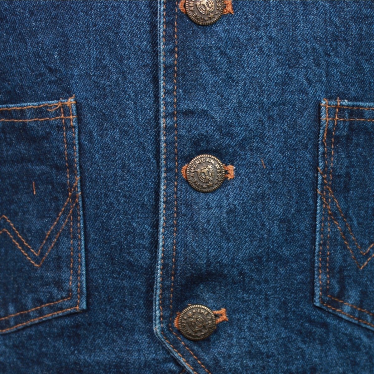 Chaleco de Mezclilla para Hombre con Botones Western - American West