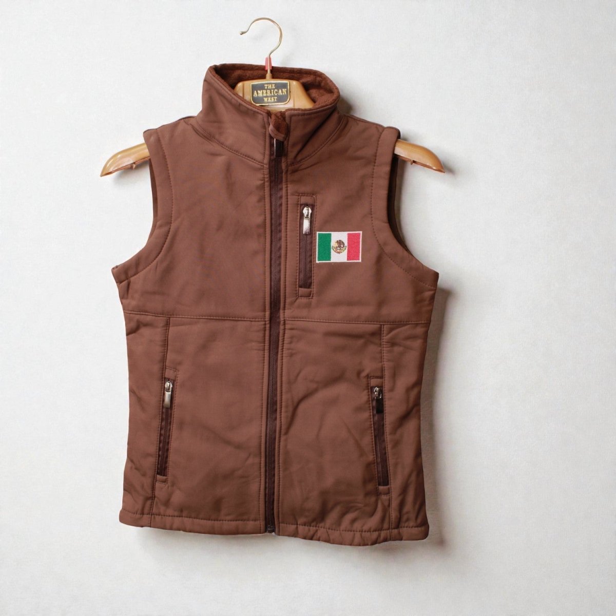 Chaleco Mexico Para Mujer Tipo Ariat Cafe - American West