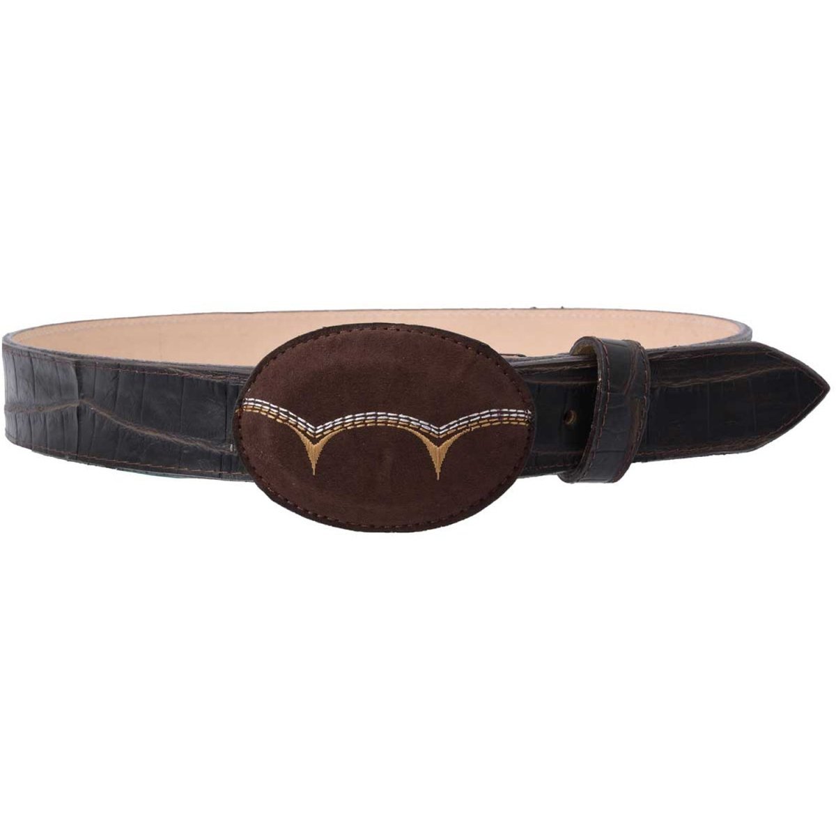 Cinto Coco Panza Hebilla Nobuck - White Diamonds Boots