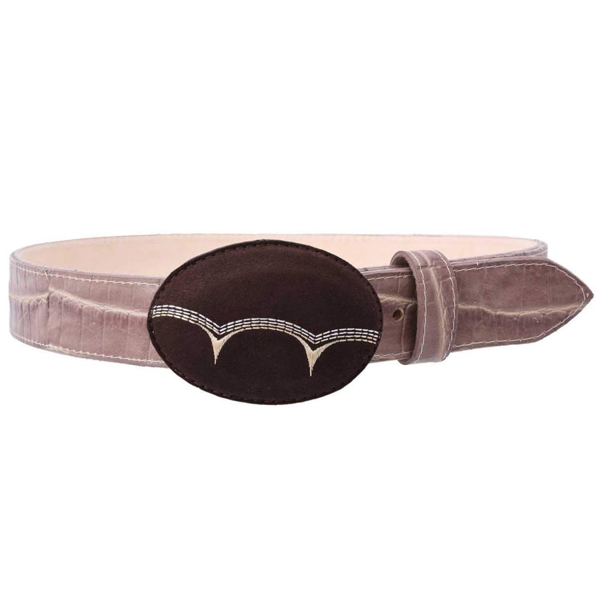 Cinto Coco Panza Hebilla Nobuck - White Diamonds Boots