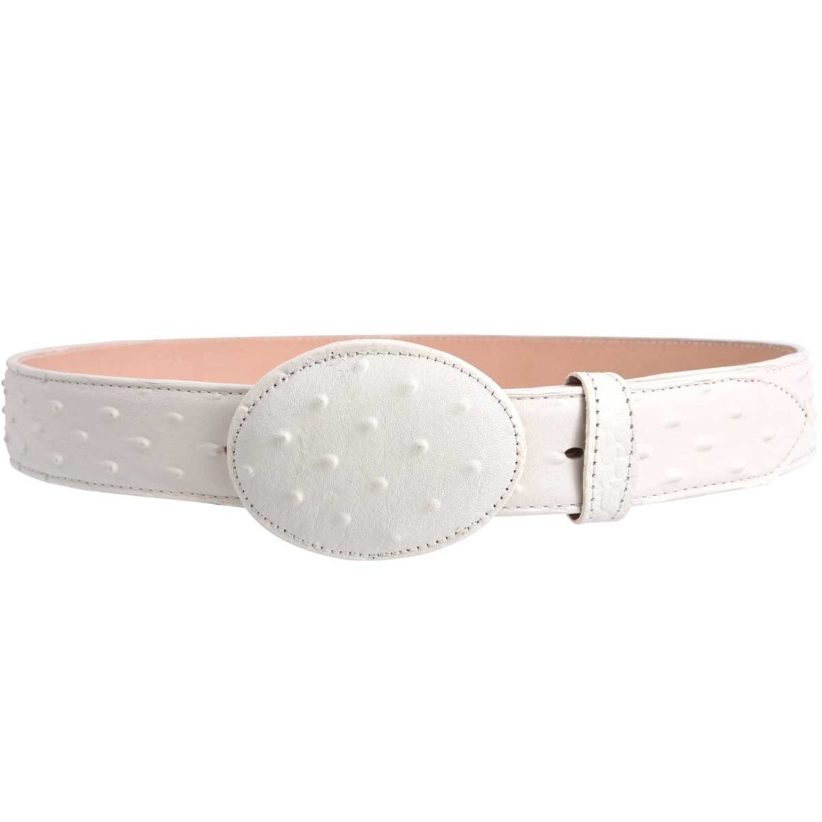 Cinto Vaquero Avestruz Imitacion - White Diamonds Boots